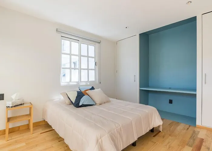 Art Deco Condesa Ii Stylish And Quiet W Rooftop Holiday home