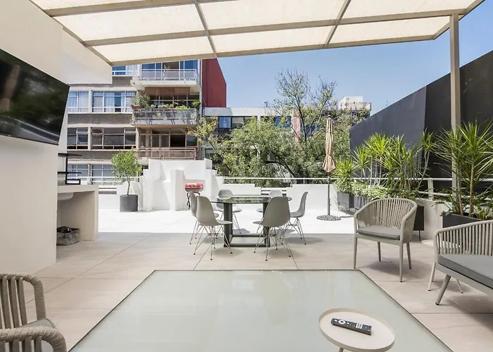 Art Deco Condesa Ii Stylish And Quiet W Rooftop Mexico City