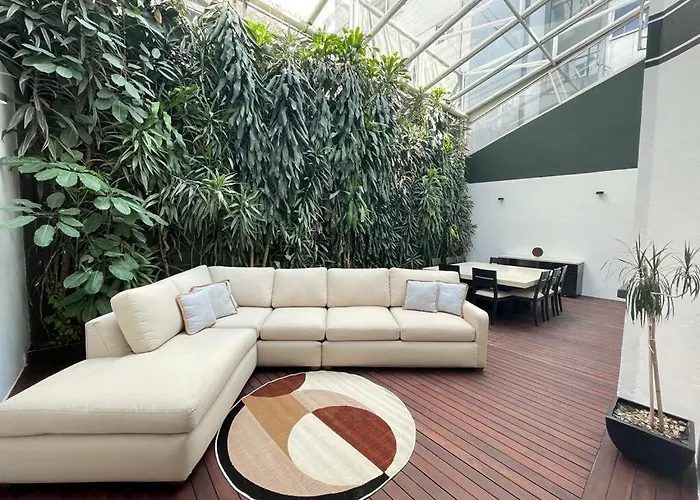 Art Deco Condesa Ii Stylish And Quiet W Rooftop Holiday home